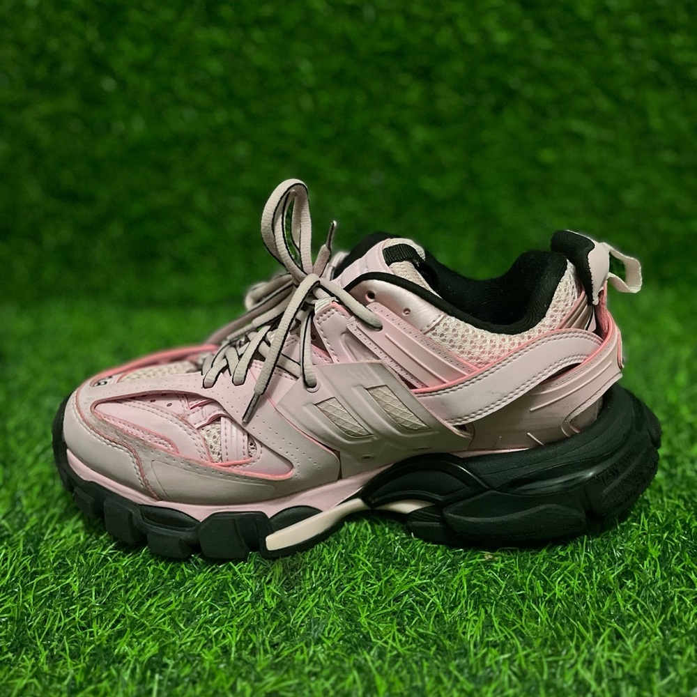 Balenciaga Pink and Black Women's Sneakers